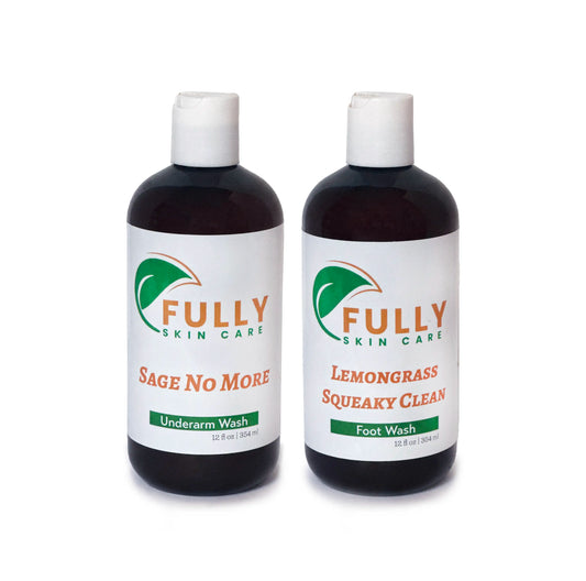 Foot + Underarm Wash Duo | Total 24oz