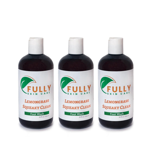 Lemongrass Squeaky Clean | Foot Wash 3-pack | Total 36oz